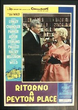 CINEMA-fotobusta RITORNO A PEYTON PLACE lynley, weld, JOSE' FERRER