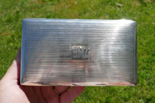 Engraved Cigarette Case Japanese 950 Sterling Silver Mono | eBay