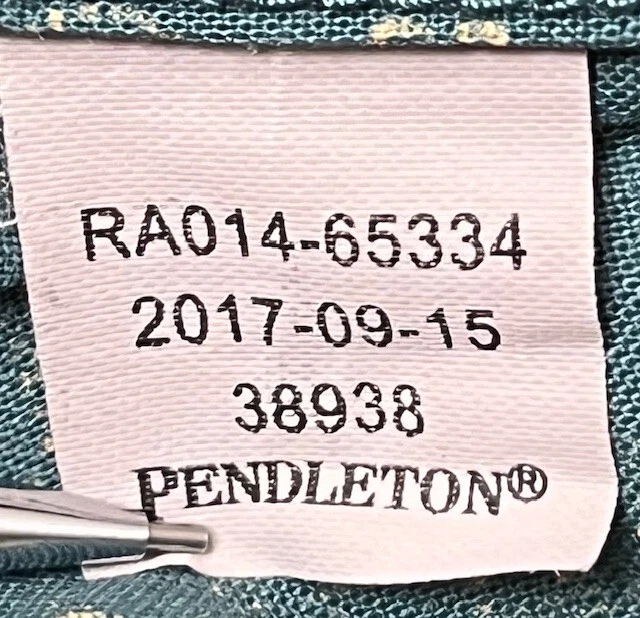 Camisa Pendleton Thomas Kay M's XXL Verde Manga Corta Paisley Estampado Completo Usada en Excelente Condición Foto 3 de 4