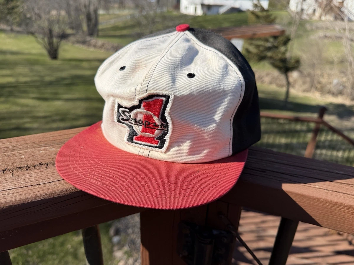 VTG Snap-On Tools #1 K Brands Mesh Back Trucker Hat Snapback Red