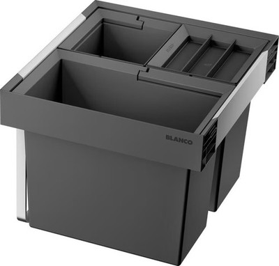 Blanco Flexon II Low XL 60/3 Manuell, Abfallsammler, 1x30 l, 2x8 l, schwarz (526