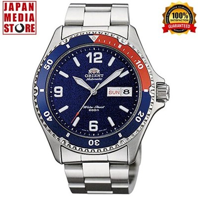 ORIENT SAA02009D3 MAKO Pepsi Color Automatic Diver Stainless Steel Men Watch NEW