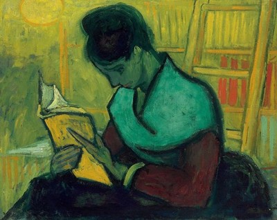 Vincent van Gogh The Novel Reader Arles Giclee Print on Canvas 8x10 Portrait Art