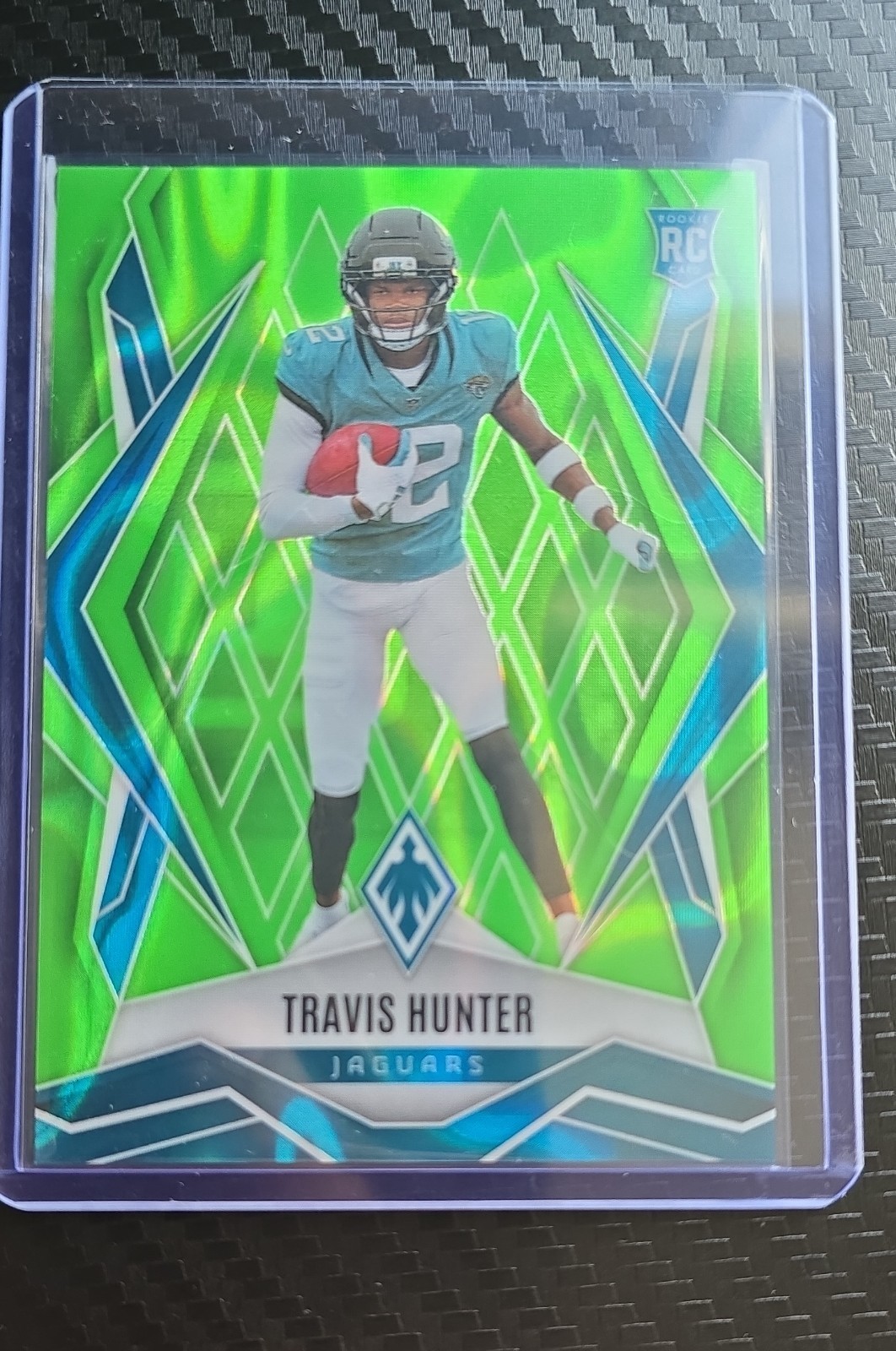 2025 Panini Phoenix - Rookies Travis Hunter #157 Lime Green Lava /225 (RC)