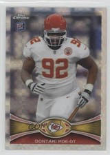 2012 Topps Chrome Retail X-Fractor Dontari Poe #94 7mg