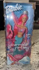 Vintage Barbie Mermaid Fantasy Doll 2002 PINK HAIR Mattel