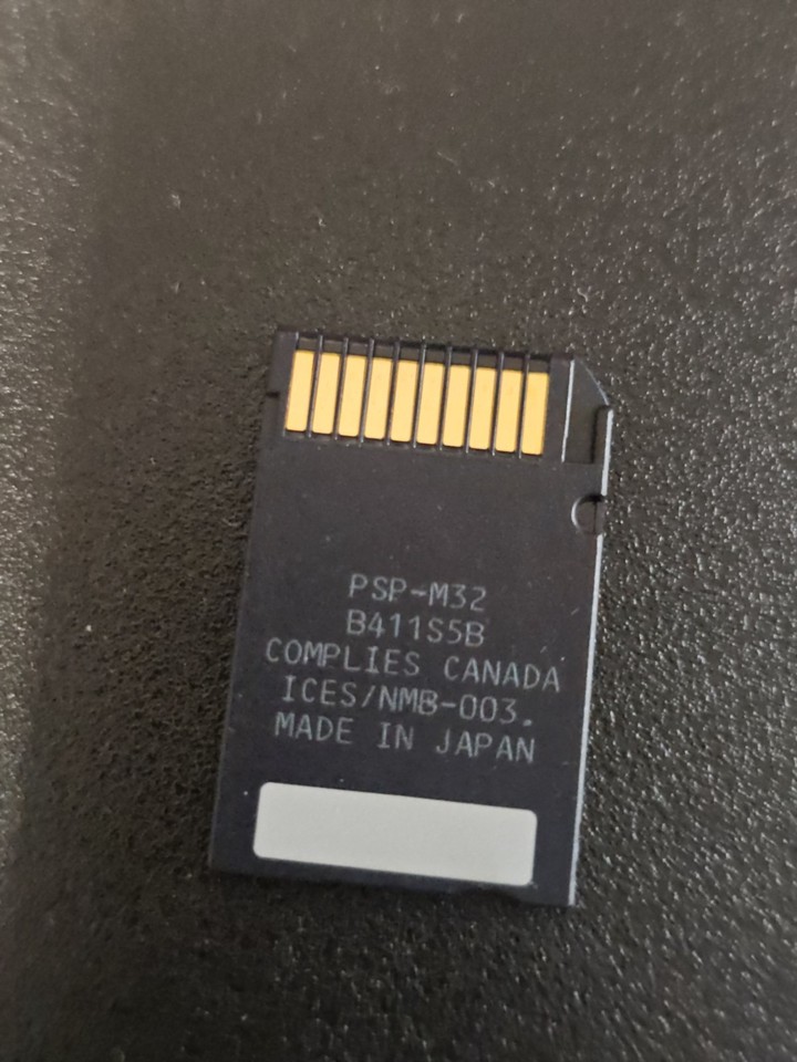 Genuine Sony PSP 32MB Memory Stick Duo Magic Gate Model: PSP-M32 Made ...