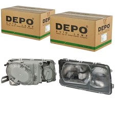 2x DEPO Scheinwerfer L+R für M-B S W126 10.79-06.91 MERCEDES