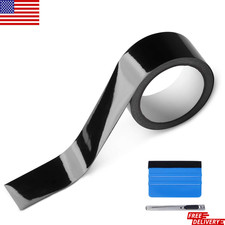 2 X 30 Ft High Gloss Vinyl Tape For Black Out Chrome Delete Window Trim 2 X 30 Ft High Gloss Vinyl Tape For Black Out Chrome Delete Window Trim