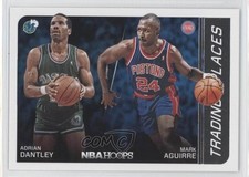 2014-15 NBA Hoops Trading Places Adrian Dantley Mark Aguirre #7 HOF 2z1