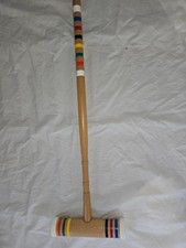 FORSTER STRIPED VINTAGE CROQUET MALLETS REPLACEMENT