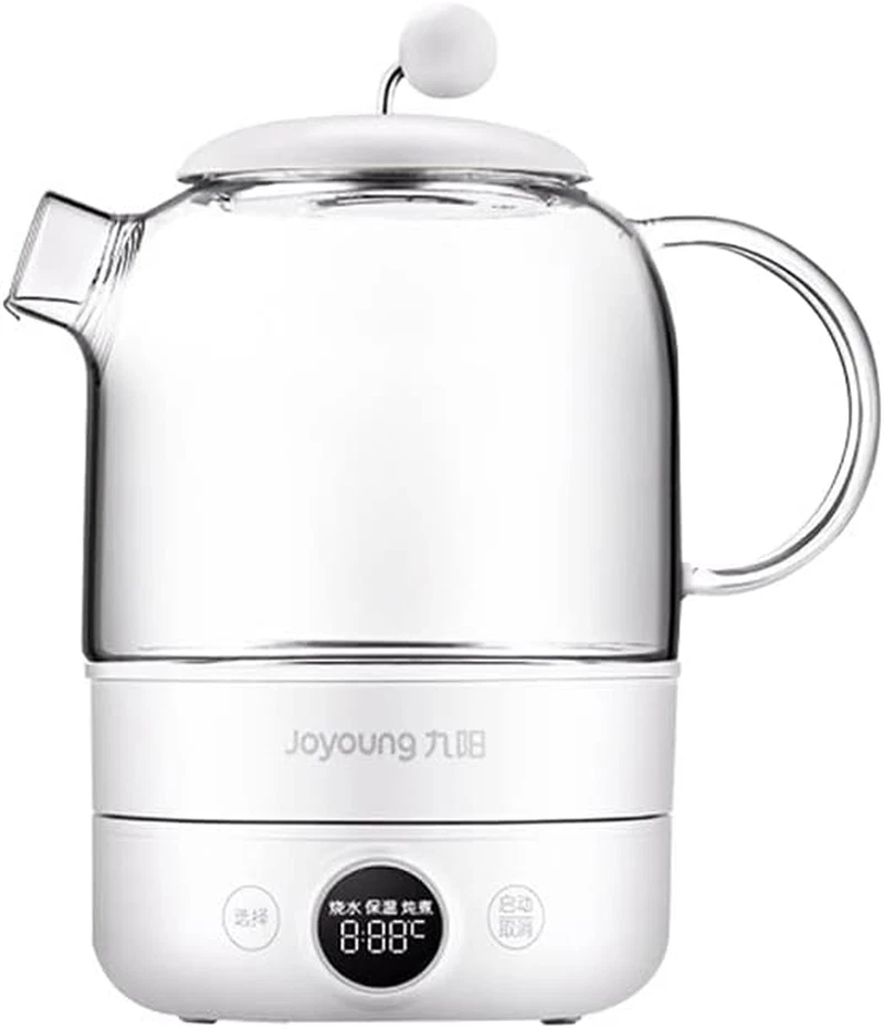 Joyoung Mini Electric Kettle with Adjustable Heat Preservation for Healthier Coo