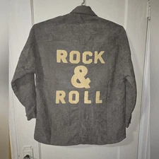 Davi & Dani Brown Courdory Rock & Roll Oversized  Shacket Jacket Size Small