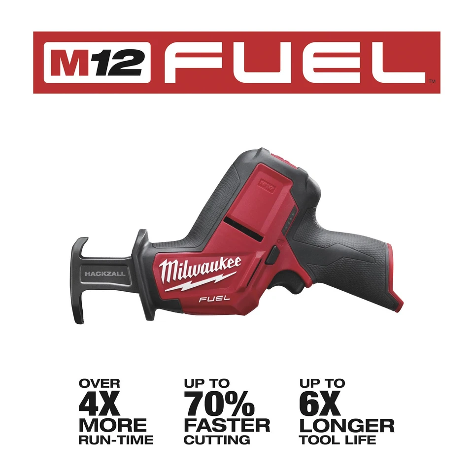 Milwaukee M12 FUEL Hackzall Reciprocating Saw, Tool Only, Model# 2520-20A - Image 2 of 4