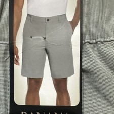NWT BANANA REPUBLIC Men's Stretch Comfort Flat Front Short Size 38 Gray