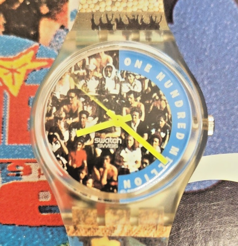 Swatch watch THE PEOPLE GZ126 1992 Specials Rare Vintage Swiss Made Quartz