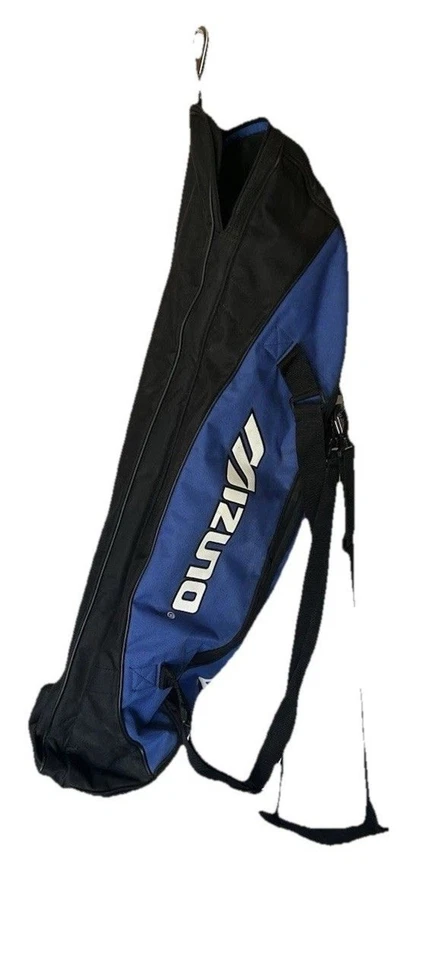 Bolsa de beisebol/softball Mizuno Premier azul e preta -34” com alça de ombro - Imagem 3 de 4