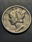1942 S Mercury Dime 10c Circulated 90% Silver Coin San Francisco Mint