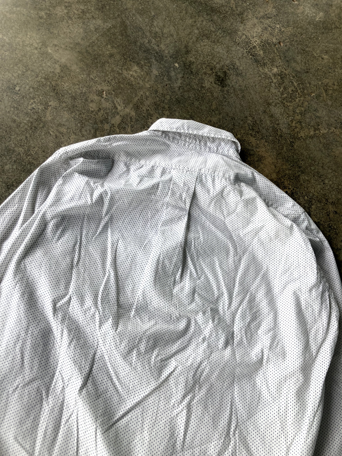 Engineered Garments Polka Dot White Button Up Shi… - image 11