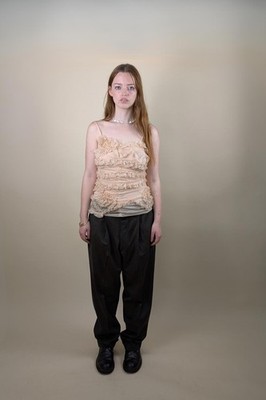 2010 s/s rtw ultra rare marc jacobs ruffled pink top