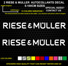 2 decorative stickers RIES&MULLER - vehicles & accessories, 2 pieces
