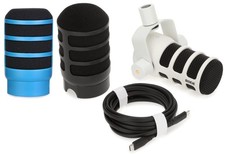 Rode PodMic USB Dynamic Broadcast Microphone with Pop Filter - Blue