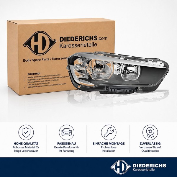 Hauptscheinwerfer Rechts Diederichs 1266980 FÜR BMW Frontscheinwerfer Frontlicht-image