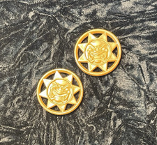 Fisher Price Imaginext Samurai Castle | 2X Disk Projectile Ninja Star Brown Tan