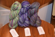 Lot of 3 Knit Picks Stroll Fingering Yarn, Merino/Nylon blend; 100g/462 yd