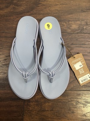 Olukai Cloud Women's Blue Flip Flop Sandals AKA Knotted Straps Beach  9 New