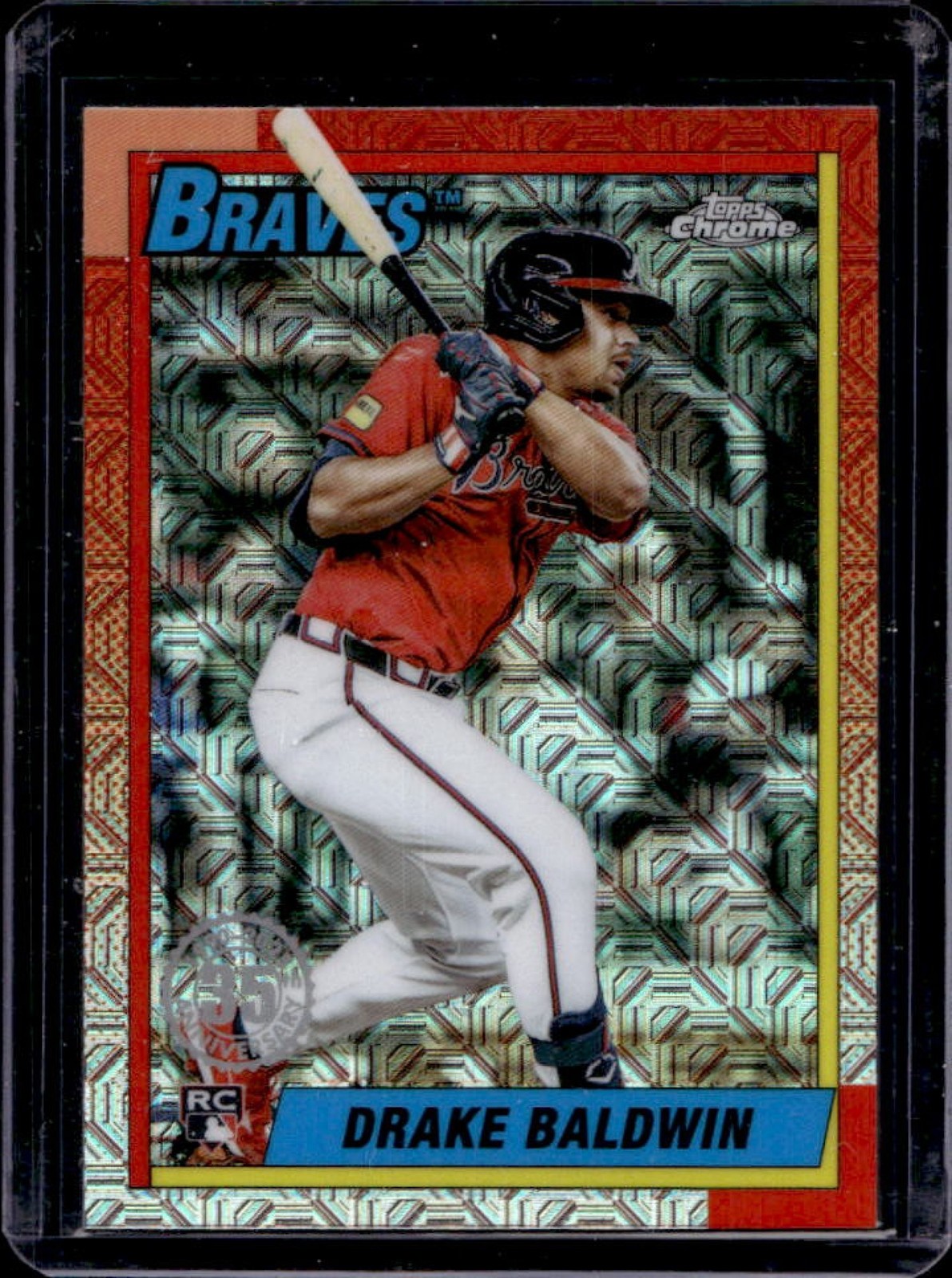 2025 Topps Update Drake Baldwin Silver Pack 1990 Chrome RC Rookie #U90C-4 Braves