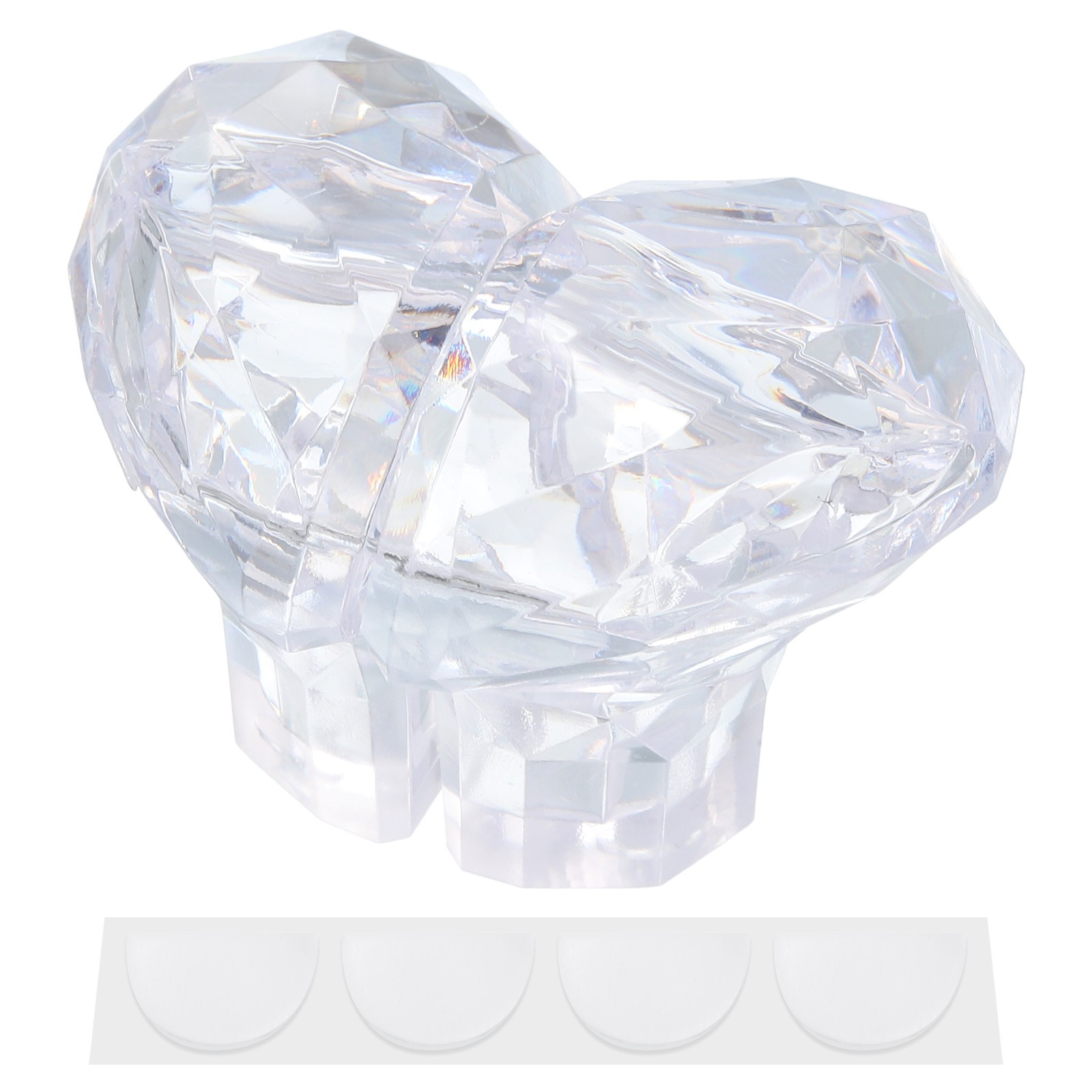 2Pcs Toilet Tank Button Toilet Button Pusher Toilet Replacement Transparent