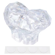 2Pcs Toilet Tank Button Toilet Button Pusher Toilet Replacement Transparent