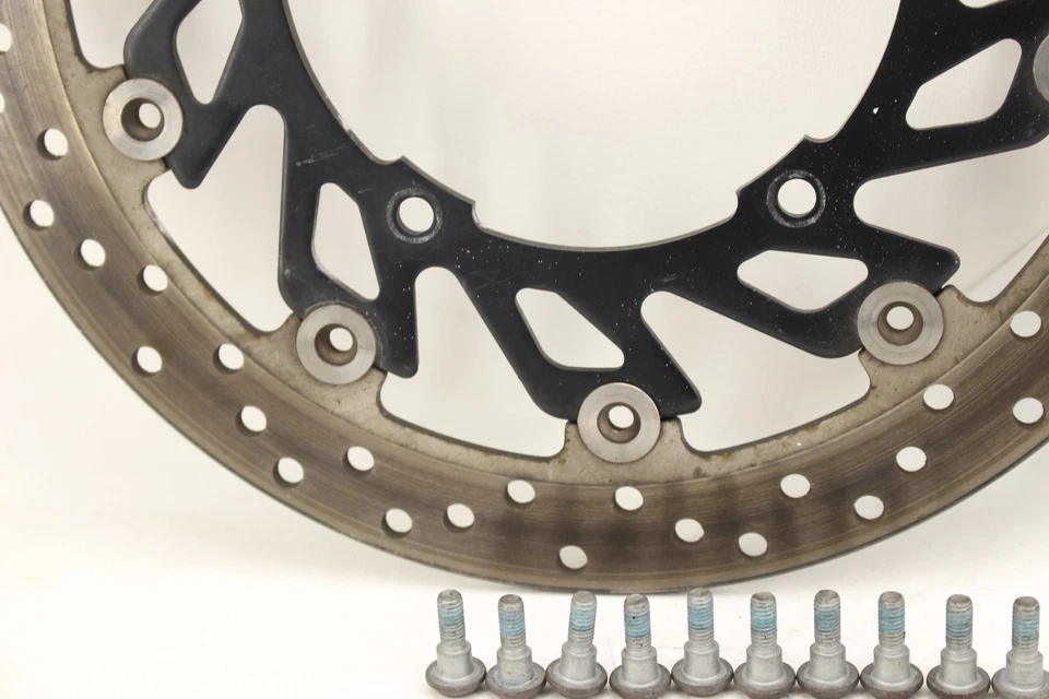 2013 YAMAHA YZF R1 OEM FRONT LEFT RIGHT BRAKE ROTORS DISCS 1KB-2581T-00-00 - Image 3 of 4