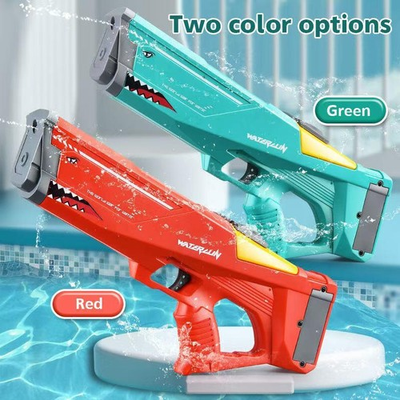 #ad Automatic Electric Water Gun Toys Shark High Pressure Outdoor Summer Beach Toy $29.99