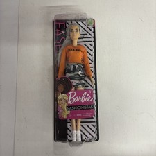 Barbie Fashionistas 107 Platinum Blonde Side Shave Head Malibu Top FBR37 FXL47