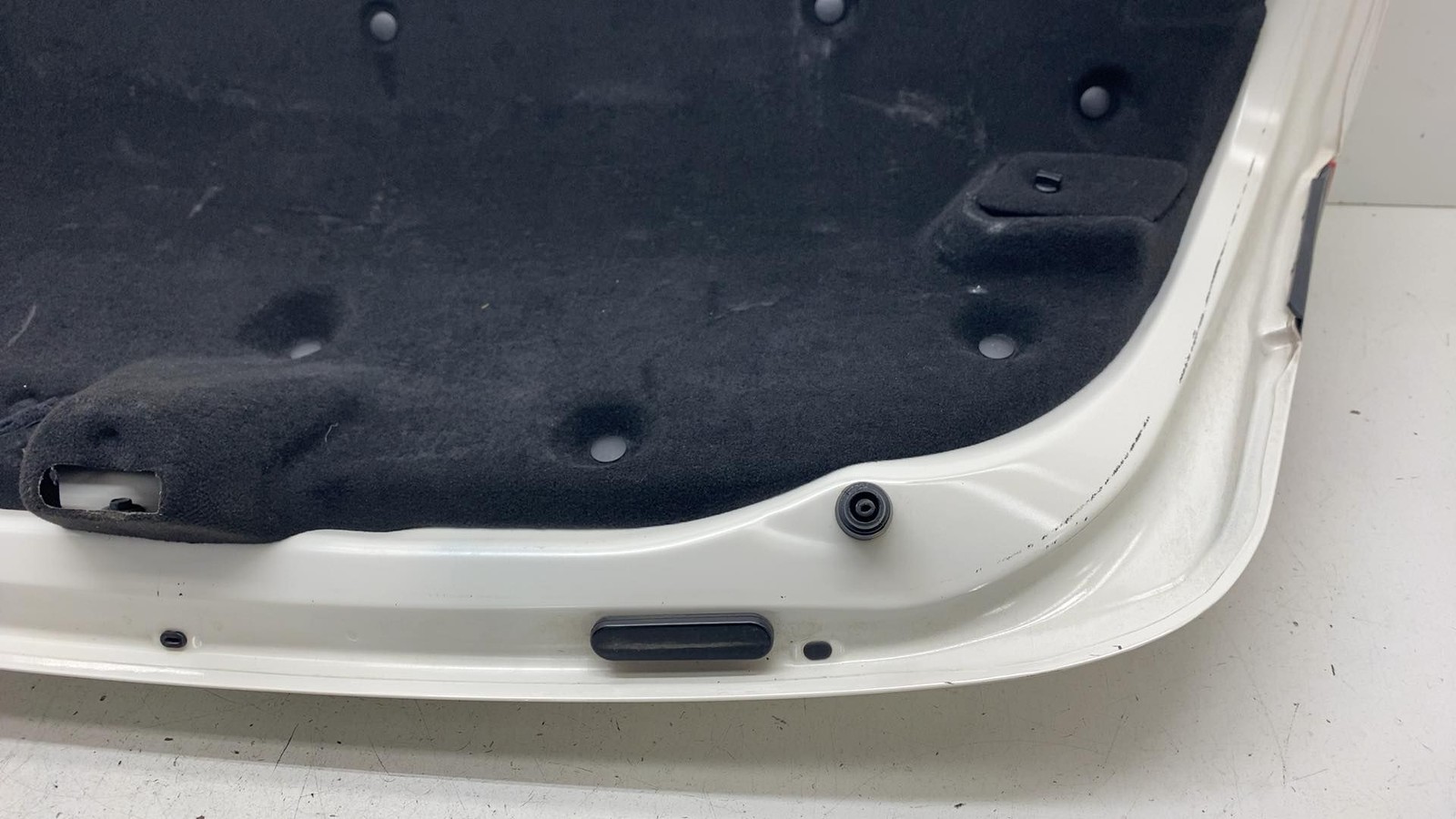 ⭕ 2014-2020 Maserati Ghibli Rear Trunk Lid Deck Shell Cover Panel White Assembly