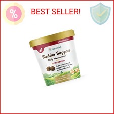 NaturVet Bladder Support Plus Cranberry for Dogs, 60 ct Soft Chews, Made in The