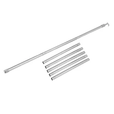  High Ceiling Window Blind Pole: 3.2m Adjustable Blind Opener Rod - Stainless