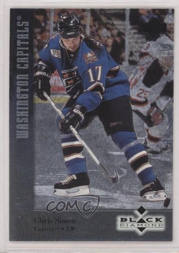 1996 Upper Deck Black Diamond Chris Simon #67 card
