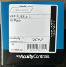 10 x nLight Acuity Controls NPP Power Relay Pack Fuses, J10 267VJF 20A 500V T20A