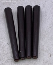 Brown Wood Tapered Screw Mount Mid-Century Modern Furniture Legs Set Of 4