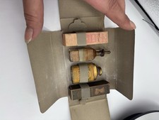 "Richard Hudnut Art Deco 1920'sThree Flowers Travelette Powder 4Item Set"