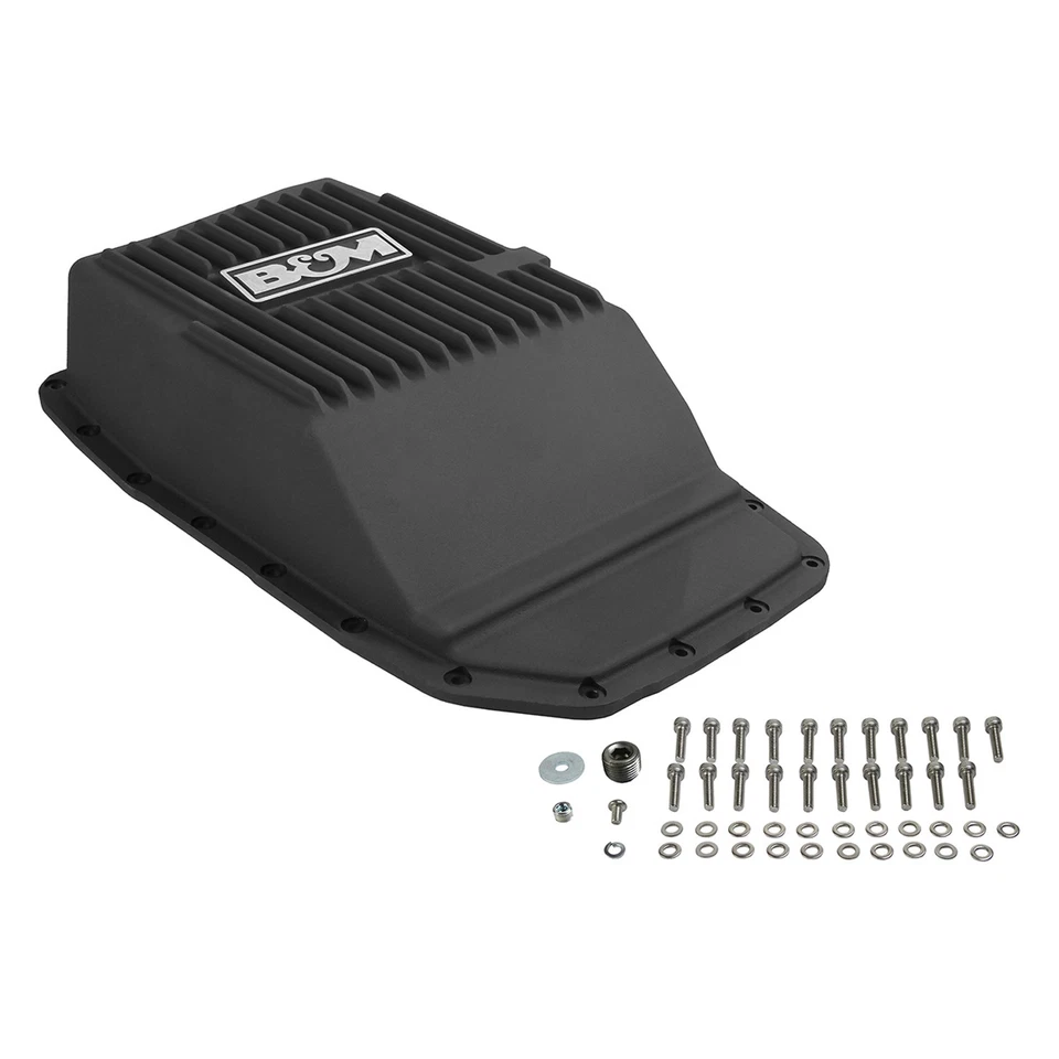 Pan de transmisión profunda 70394 B&M Hi-Tek - aluminio negro Foto 3 de 4