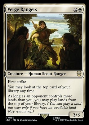 Verge Rangers ~ Near Mint Commander: The Lord of the Rings: Tales of Middle-Eart