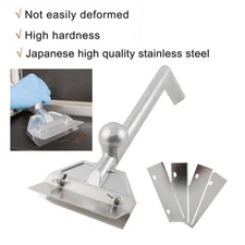 Heavy Duty Grill Scraper Flat Griddle Grill Accessories Scraper BBQ Tool {