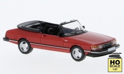 PCX87 0669 HO 1:87 Saab 900 Convertible, red, 1986
