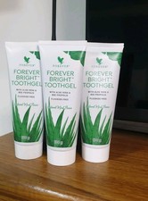 3 x Forever Living Aloe Vera Bright Tooth Gel Natural  Mint Toothpaste
