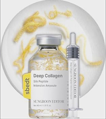 SUNGBOON EDITOR Deep Collagen Silk Peptide Intensive Ampoule Set 40 ml Syringe