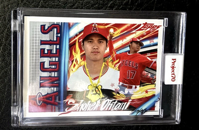 2021 Topps Project 70 Online Exclusive /3450 Shohei Ohtani by King Saladeen